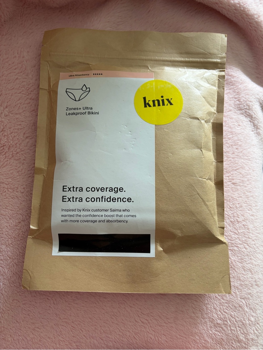 Knix Zones+ Ultra Leakproof Bikini - Black